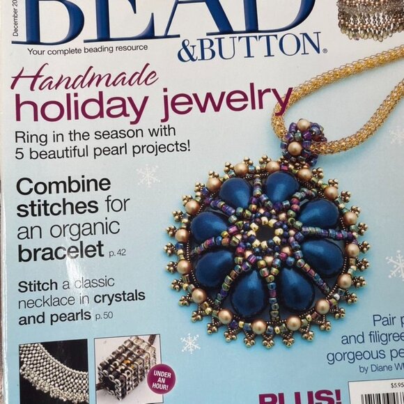 Bead & Button Magazine Jewelry Crafting Book u December 2012 Issue 112 - Picture 3 of 8